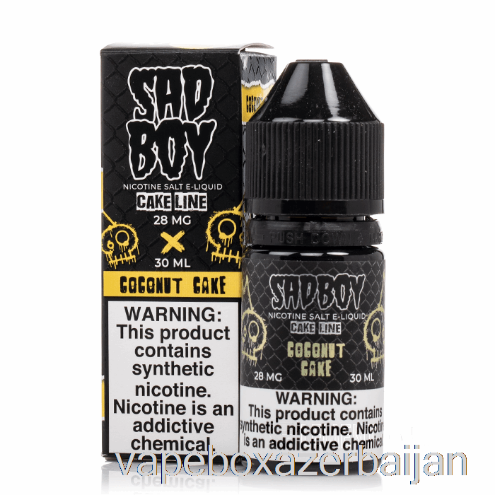 Vape Azerbaijan Coconut Cake - Sadboy Salts - 30mL 28mg